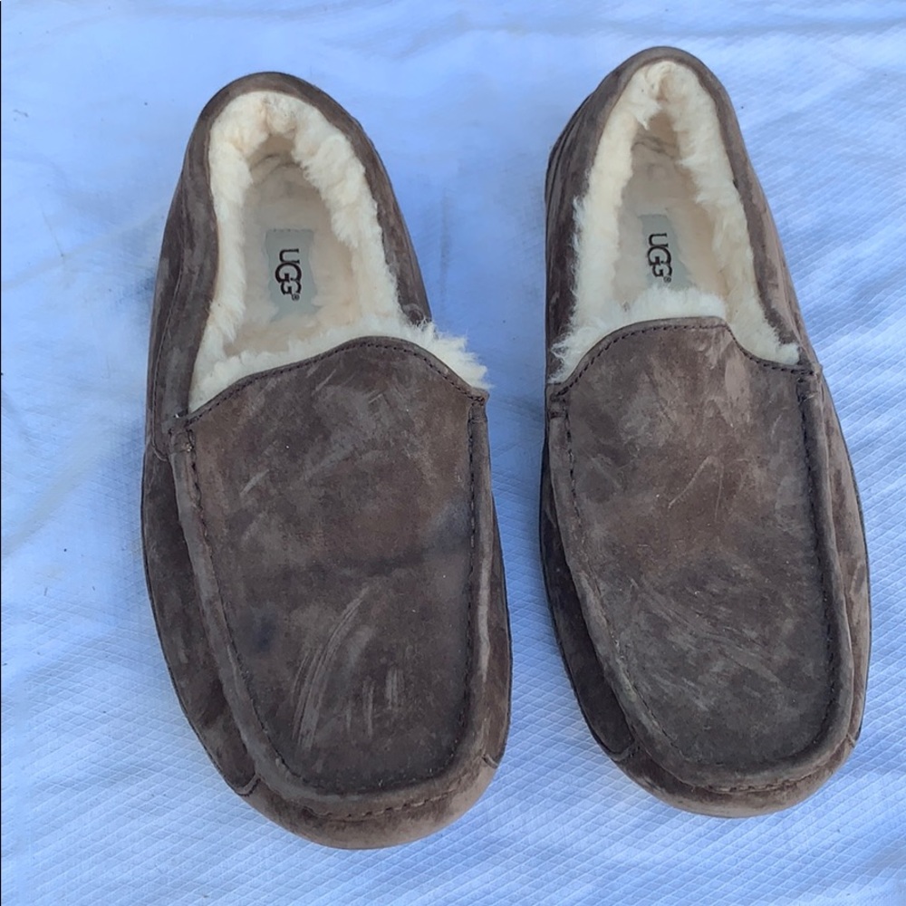 men UGG brown moccasins